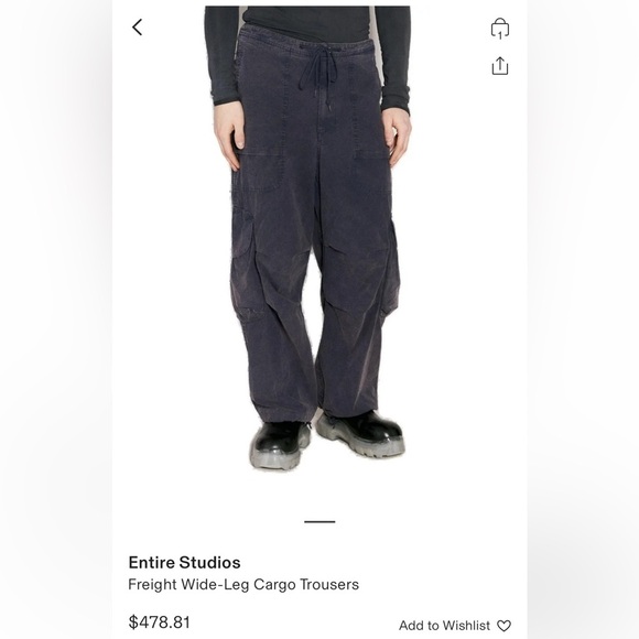 Entire Studios Freight Cargo Pants - Picture 3 of 5